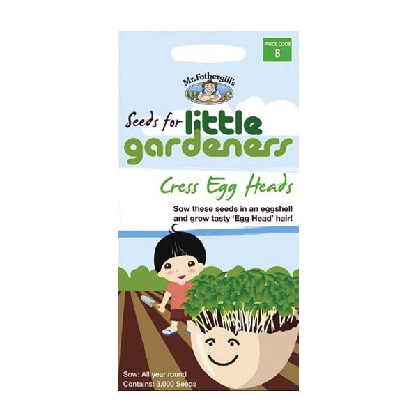 Little Gardeners Cress Egg Heads Seed