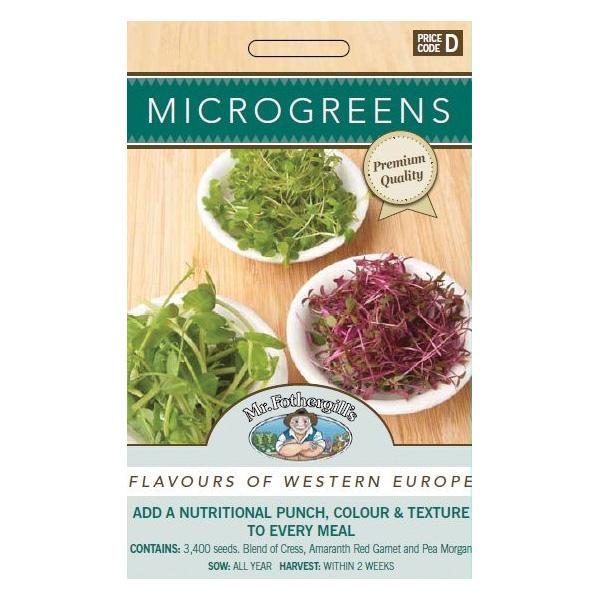 Microgreens Flavours of Western Europe Seed