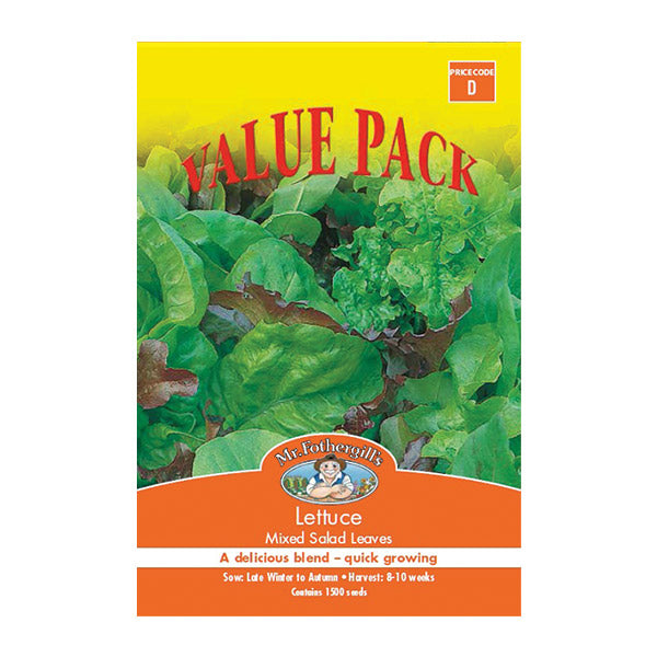 Lettuce Mixed Salad Leaves Value Pack Seed
