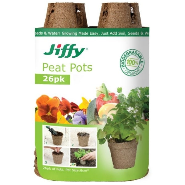 Jiffy Peat Pots - 6CM