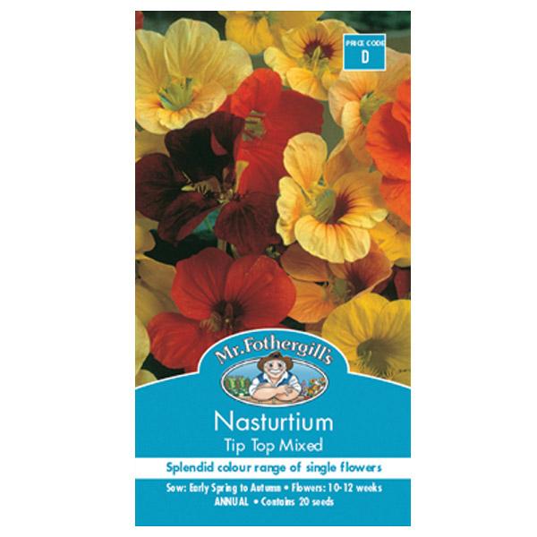 Nasturtium Tip Top Mixed Seed