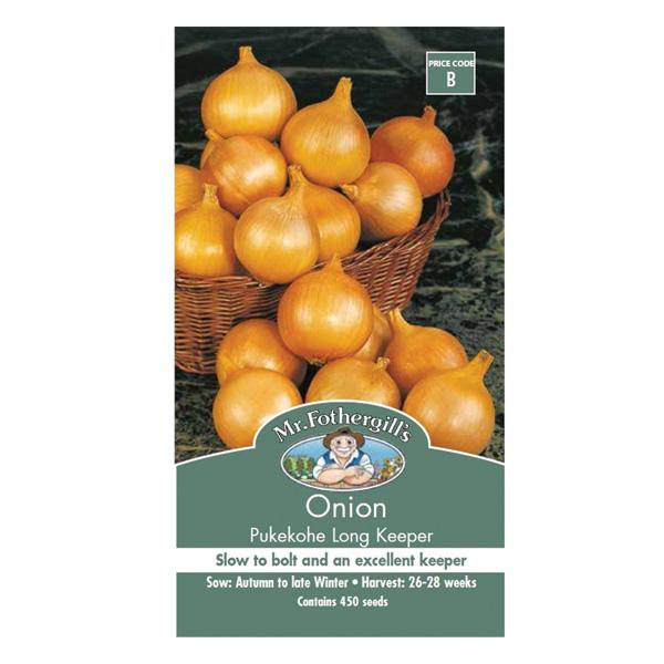 Onion Pukekohe Longkeeper Seed