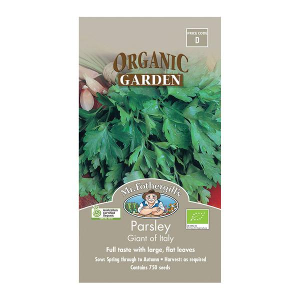 Parsley Giant of Italy Organic Seed