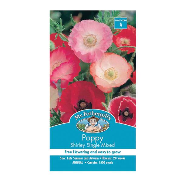 Poppy Shirley Single Mixed Seed