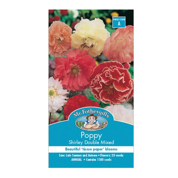 Poppy Shirley Double Mixed Seed