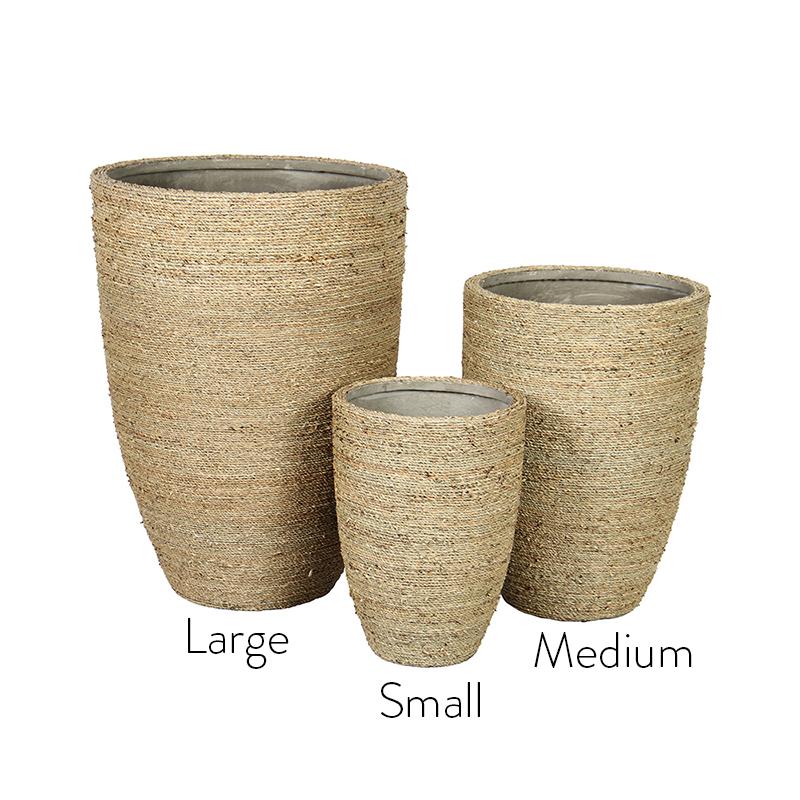 Ro-Grass Tall Pot Natural - Medium