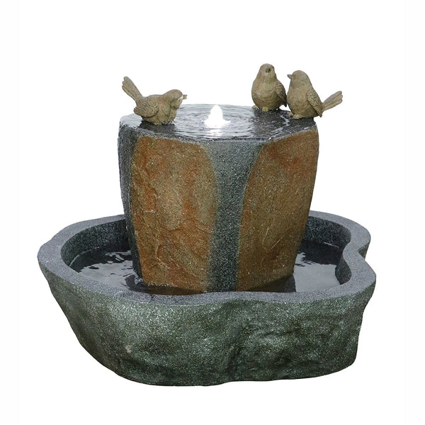 Robin Water Feature - 57x49x44cm