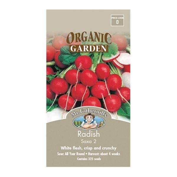 Radish Saxa Organic Seed
