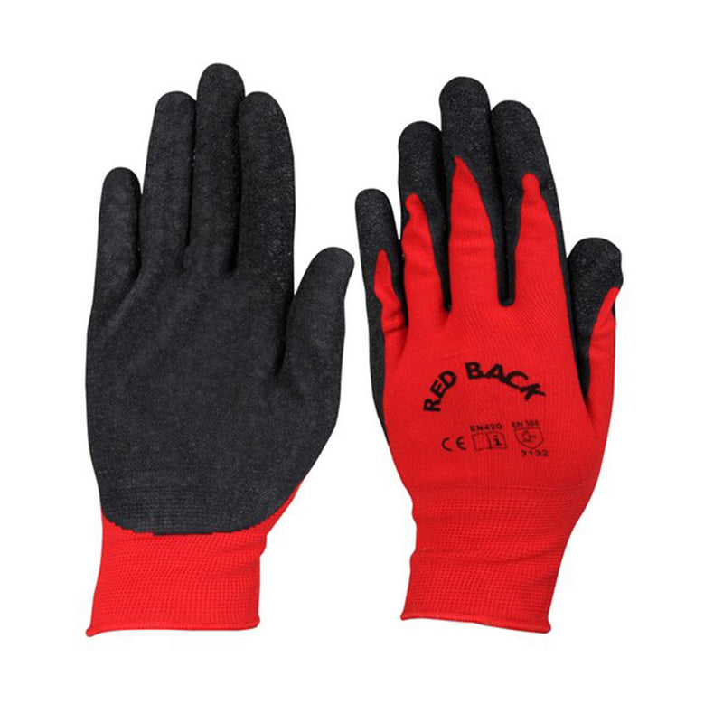Red Back Glove - Large