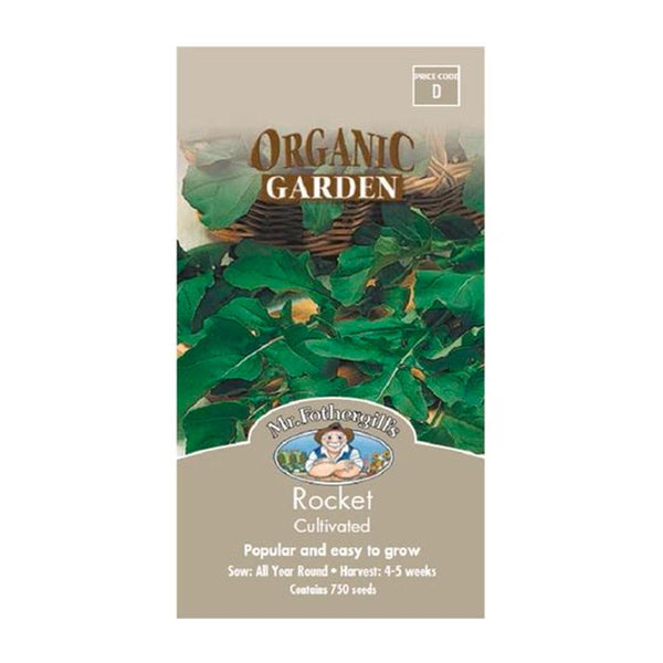 Rocket Cultivated Organic Seed