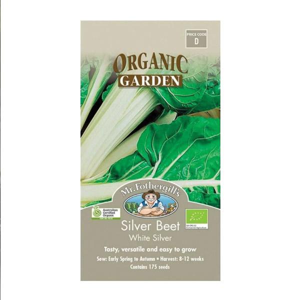 Silverbeet White Silver Organic Seed