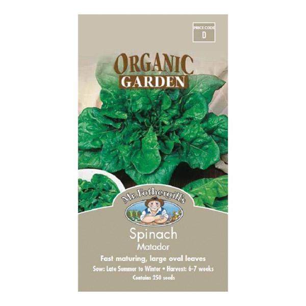 Spinach Matador Organic Seed