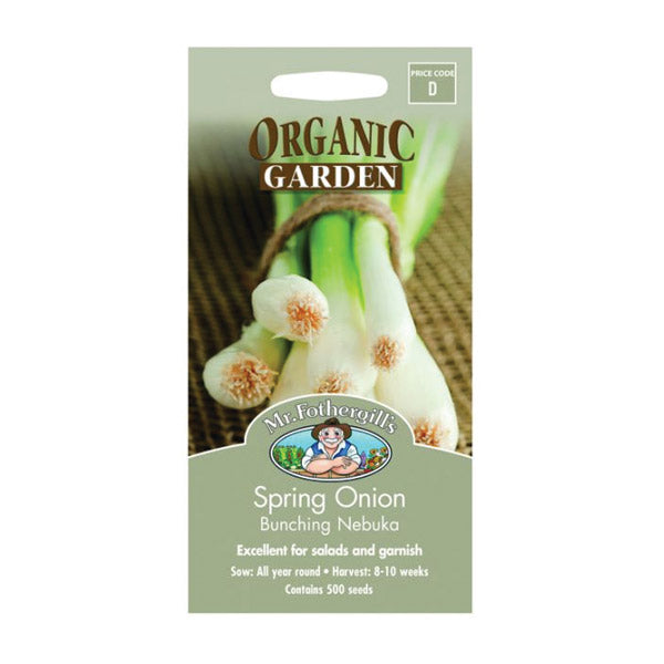 Spring Onion Bunching Nebuka Organic Seed
