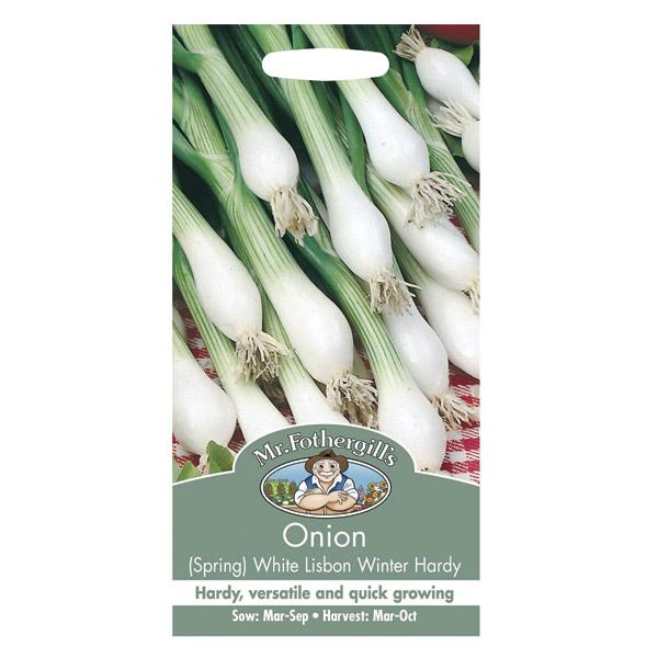 Spring Onion White Lisbon Winter Hardy Seed