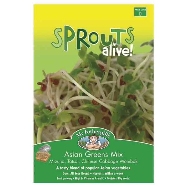 Sprouts Alive Asian Greens Mix Seed