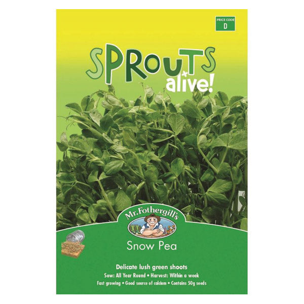 Sprouts Alive Snow Peas Seed