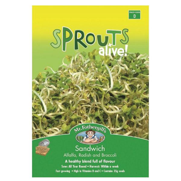 Sandwich Sprouts Alive Seed