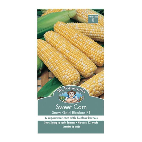Sweet Corn Snow Gold Bi-Colour Seed