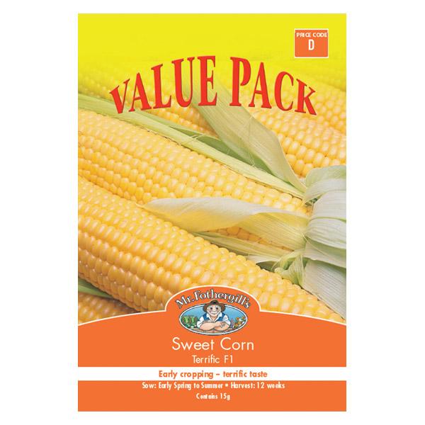 Sweet Corn Terrific Value Pack Seed