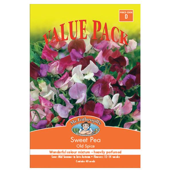 Sweet Pea Old Spice Value Pack Seed