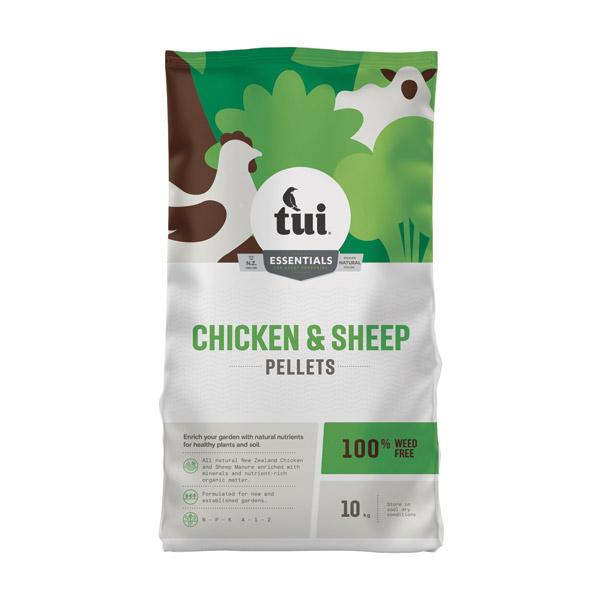 Tui Chicken & Sheep Pellets - 10KG