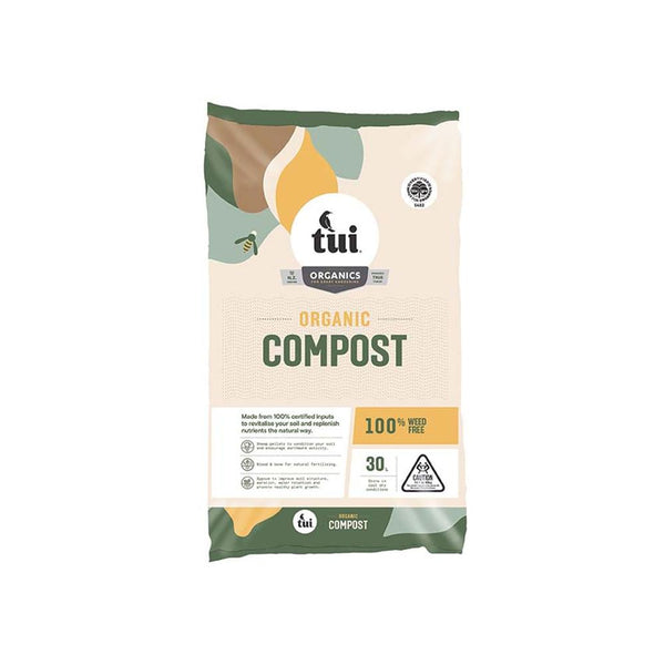 Tui Certified Organic Compost - 30L