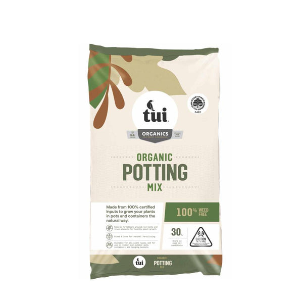 Tui Certified Organic Potting Mix - 30L
