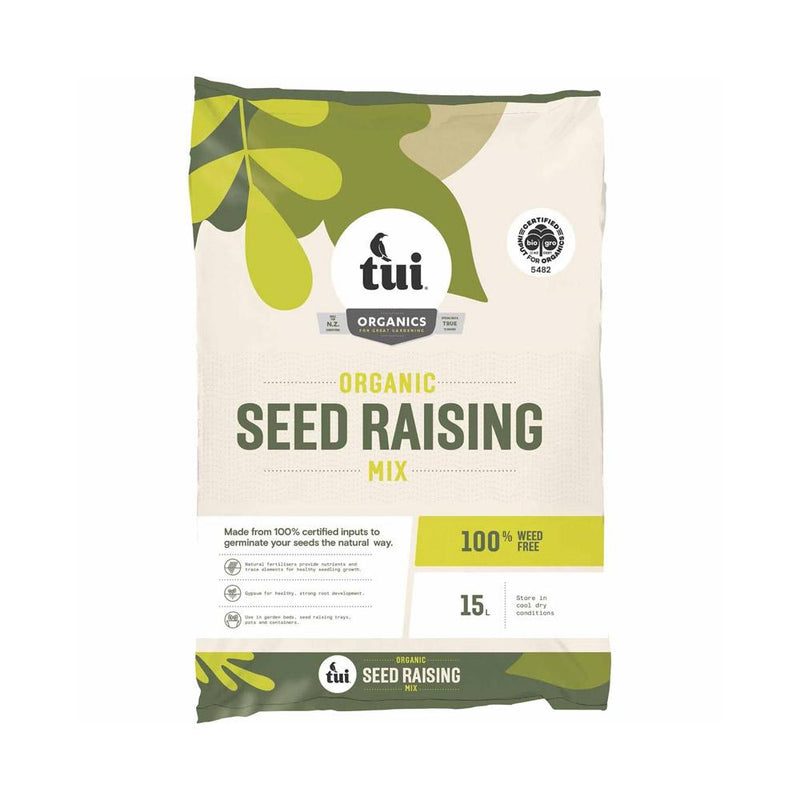 Tui Certified Organic Seed Raising Mix - 15L