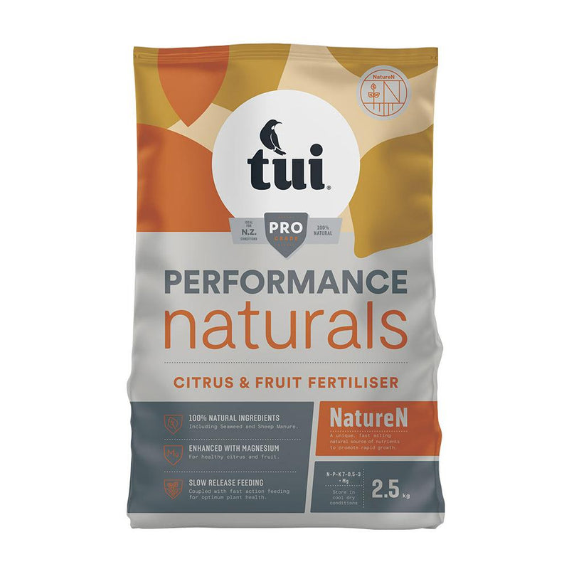 Tui Performance Naturals Citrus & Fruit Fertiliser - 2.5kg