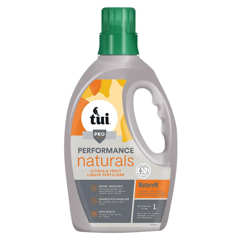 Tui Performance Naturals Citrus & Fruit Liquid Fertiliser - 1L