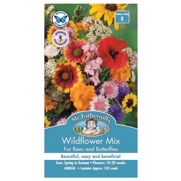 Wildflower Mix for Bees and Butterflies Seed