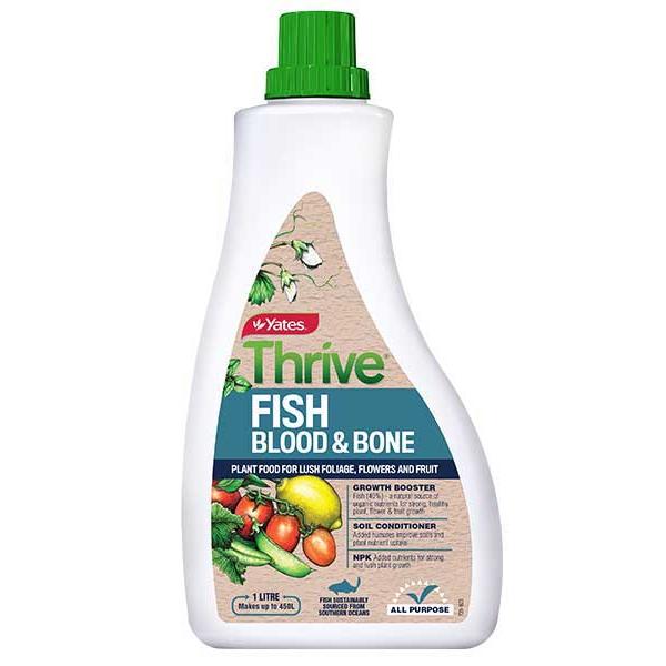 Yates Thrive Natural Fish Blood & Bone Plant Food Concentrate - 1L