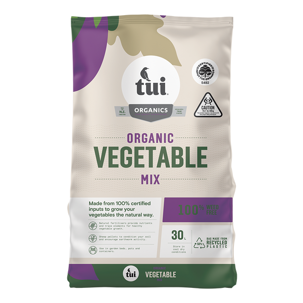 Tui Certified Organic Vegetable Mix - 30L