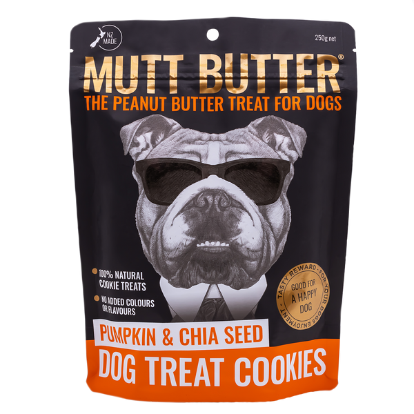 Mutt Butter Dog Cookies Pumpkin & Chia 250g