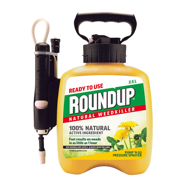 Roundup Weedkiller Natural Pump & Go - 2.5L