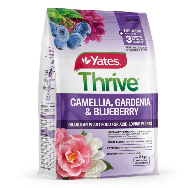 Yates Thrive Camellia Gardenia And Blueberry Granular Fertiliser - 2KG
