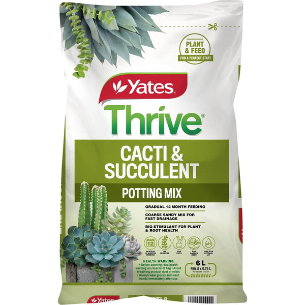 Yates Thrive Cacti & Succulent Potting Mix - 6L