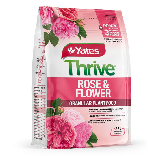 Yates Thrive Rose And Flower Granular Fertiliser - 2KG
