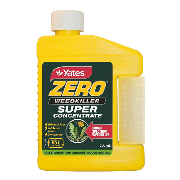 Yates Zero Weedkiller Spray Super Concentrate - 200ml